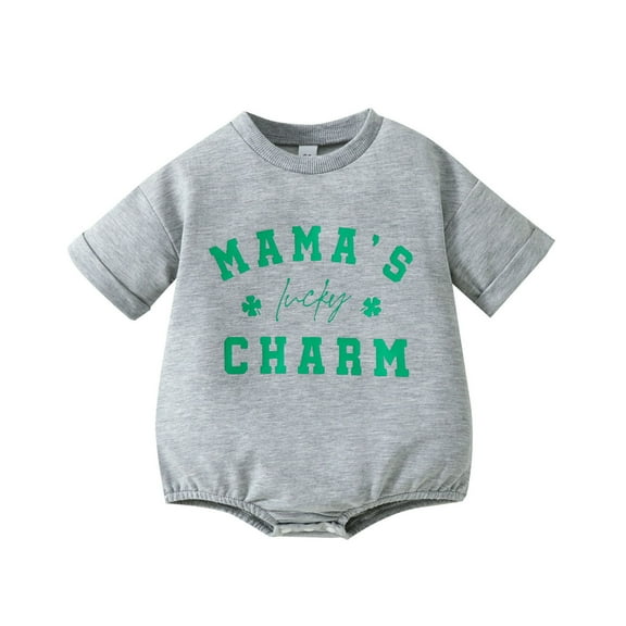 Akiihool Baby Onesie Baby Boys' Short Sleeve Onesies Bodysuits (Grey,3-6 Months)