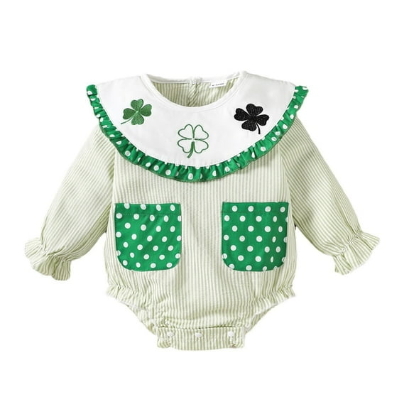 Akiihool Baby Onesies Baby Boy Clothes Unisex Funny Baby Girl Bodysuits (Green,12-18 Months)