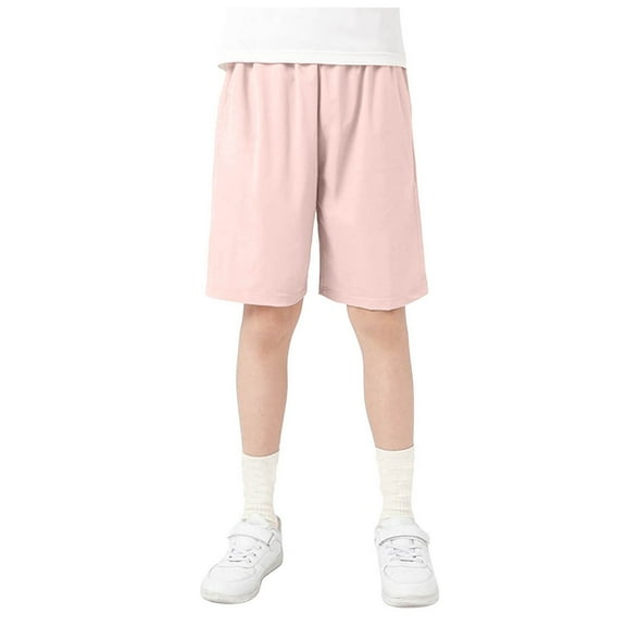 Akiihool Baby Shorts for Boy Boys' Quick Dry Practical Shorts (Pink,10-11 Years)