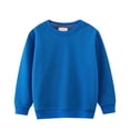 thumbnail image 1 of Akiihool Baby Sweatshirt Baby Comfy Crew Sweatshirt Cotton for Toddler, Baby Boys, Girls Blue,6 Years, 1 of 3