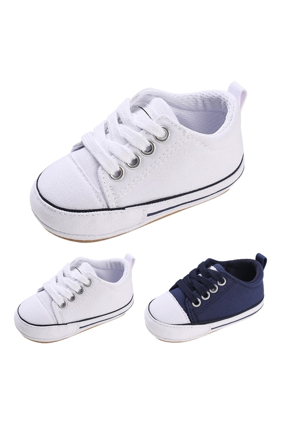 Babys Shoes Baby Boys Girls Walking Sneakers Non-Slip First Walkers (Blue,5)