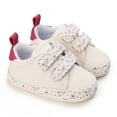 thumbnail image 1 of Akiihool Babys Sneakers Baby Shoes Breathable First Walking Soft Rubber Sole Anti-Slip Toddler Shoes (White,5), 1 of 5