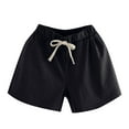 thumbnail image 1 of Akiihool Big Boys Shorts Boys Flat Front Performance Stretch Short (Black,6-7 Years), 1 of 3