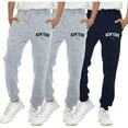 thumbnail image 1 of Akiihool Boy Pant Boys' School Uniform Bootcut Elastic Waist Sweatpants Jogger Pants (NY3,8-10 Years), 1 of 4