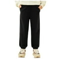 thumbnail image 1 of Akiihool Boy Pants Boys' Plus Size Stretch Jegging Soft Fabric (Black,4-5 Years), 1 of 7