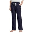 thumbnail image 1 of Akiihool Boy Pants Boys' School Uniform Bootcut Chino Pants (Navy,12-13 Years), 1 of 7