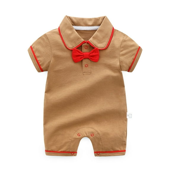 Akiihool Boys Baby Organic Cotton Overall Jumpsuit (C,9-12 Months)
