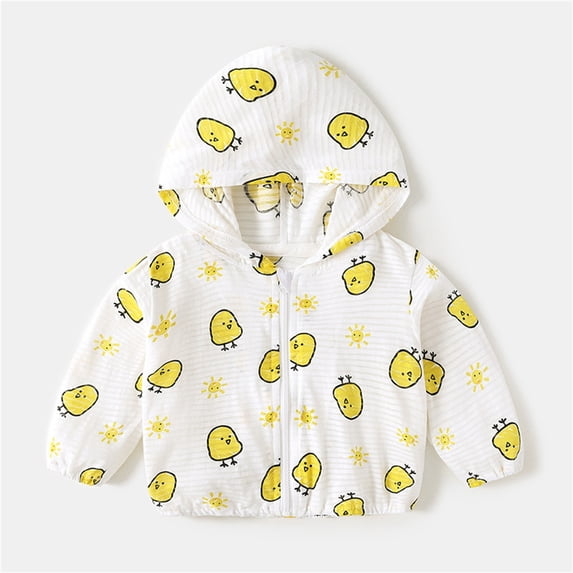 Akiihool Boys Jacket With Hood Boy's Full Zip Polar Jacket Long Sleeve Quarter Zip Pullover (Yellow,3-4 Years)