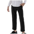 thumbnail image 1 of Akiihool Boys Pants Boys' Pull-on Relaxed Fit School Uniform Pant (Black,6-7 Years), 1 of 4