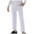 thumbnail image 1 of Akiihool Boys Pants Boys' Pull-on Relaxed Fit School Uniform Pant (White,4-5 Years), 1 of 4