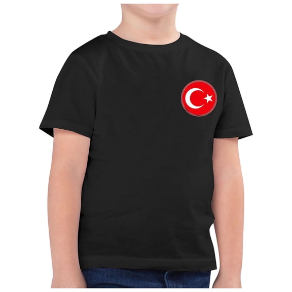 Akiihool Boys School Uniform Shirts Boys Youth Kids Quick Dry T Shirts Short Sleeve Tee Shirts Active Tops (Black,4-5 Years)