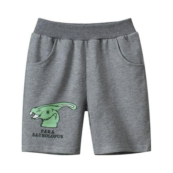 Akiihool Boys Shorts Boys' Pull-On Denim Shorts (Grey,2-3 Years)