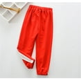 thumbnail image 1 of Akiihool Boys Uniform Pants Boys and Toddler Belted Cargo Jogger Pants (Red,5-6 Years), 1 of 3