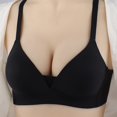 thumbnail image 1 of Akiihool Bras for Women Full Coverage ComfortFlex Fit Women's Light Wireless Bra with Comfort Foam, Full Coverage T Shirt Bra (Black,40), 1 of 2