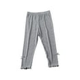 thumbnail image 1 of Akiihool Casual Leggings for Girl Soft Leggings for Sports, Yoga, Running and Daily Wear, Grey 18-24 Months, 1 of 5