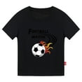 thumbnail image 1 of Akiihool Children's T-Shirt Boys Short Sleeve Shirts Casual Summer Tops Crewneck Striped T Shirt Top (Black,9-10 Years), 1 of 3