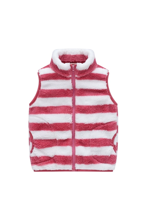 Cowgirl Vest for Girls Toddler Baby Girls Boys Winter Warm Vest Clothes Buffalo Plaid Christmas Jacket Kids Puffer Quilted Gilet (Pink,11-12Years)