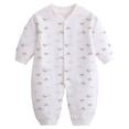 thumbnail image 1 of Akiihool Cute Newborn Girl Outfits Baby Girl Clothes Newborn Girl Outfit Infant Romper Jumpsuit Matching Hat Set Preemie Newborn 0 3 6 12 Months White,9-12 Months, 1 of 6