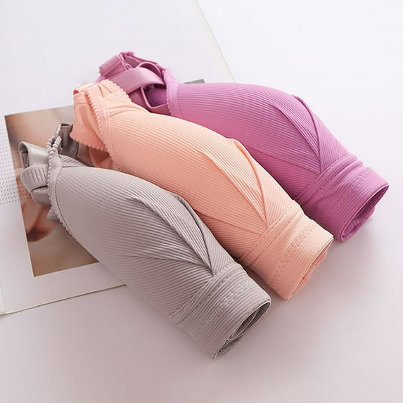 Akiihool Everyday Bras Plus Size Women's Plus Size Underwire Full Cup Bra (Purple,38/85)