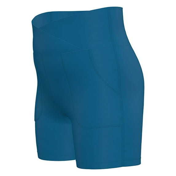 Akiihool Girl Athletic Shorts Girls Lightweight Shorts Casual Trendy Short Pants Elastic Waist Comfy Shorts (Blue,11-12 Years)