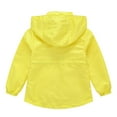 thumbnail image 1 of Akiihool Girls Jacket Winter Girls Jacket for Kids Sherpa Hoodie Coat Fall Winter Outwear (Yellow,7-8 Years), 1 of 3