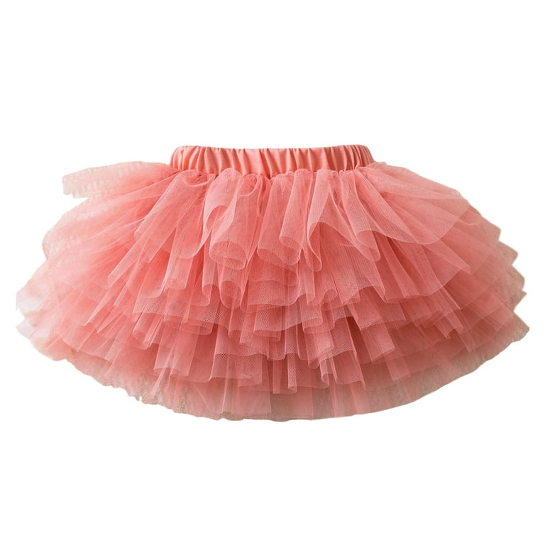Akiihool Girls Skirts Girls Layered Stars Sequins Tutu Skirt