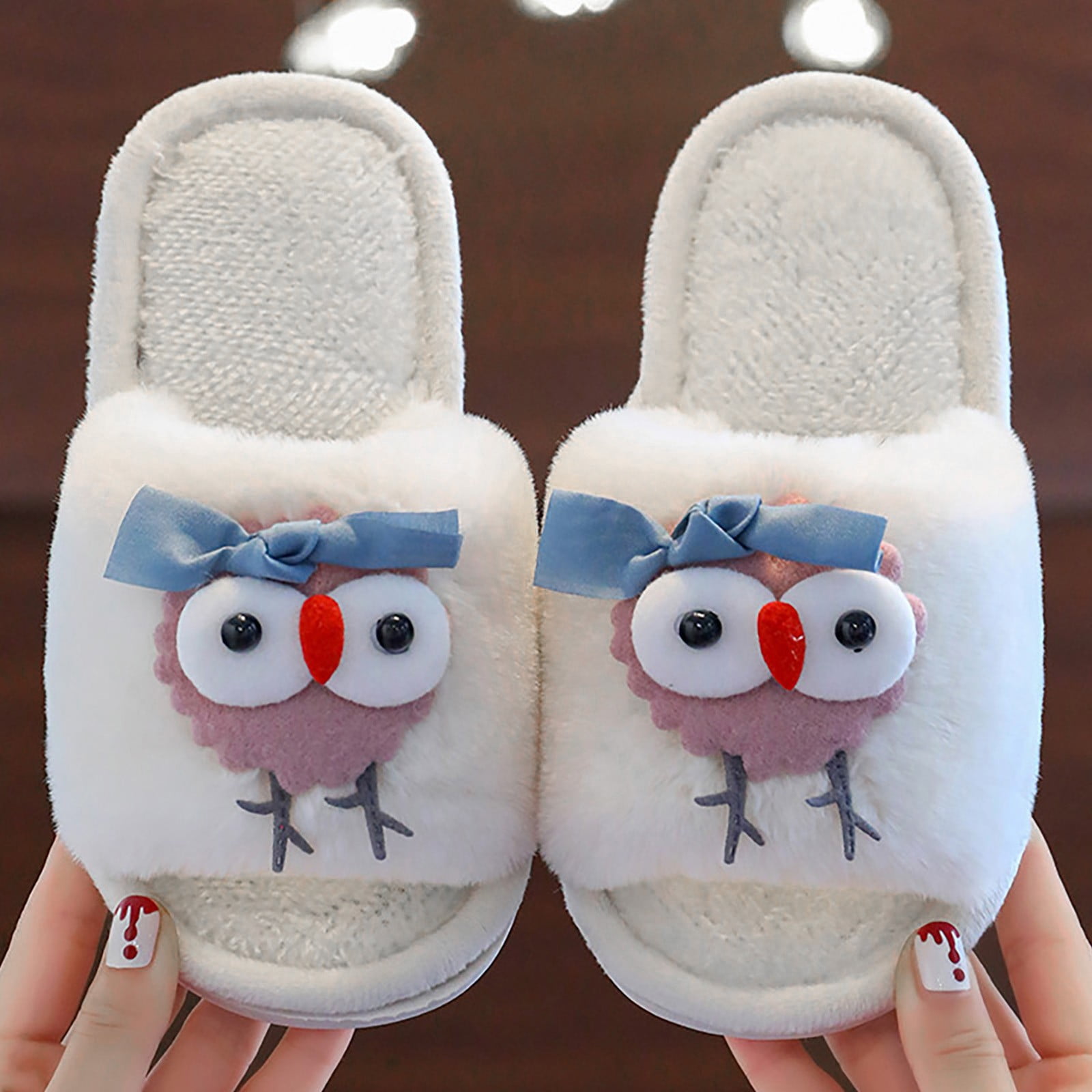 Akiihool Girls Slippers Kids Slippers Toddler House Slippers Cartoon