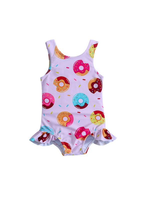 Akiihool Girls Soft One Piece Swimsuit Sleeveless Cut Out Swimwear Summer Beach Sport Bathing Suits for Kids, Red 100