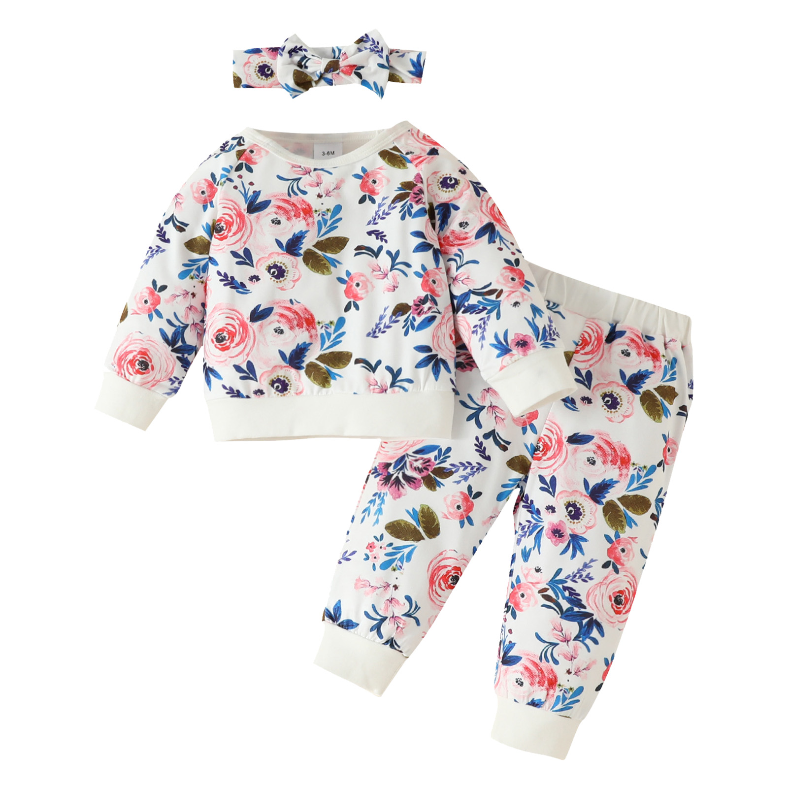 Akiihool Girls Sweatsuits Sets Outfits Toddler Baby Girl Clothes Tops