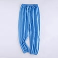 thumbnail image 1 of Akiihool Girls Uniform Pants Girls and Women's Casual Cargo Cargo Jogger Pants (Dark Blue,5-6 Years), 1 of 2