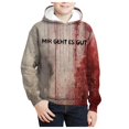 Akiihool Hoodies for Boys Boy's Letter Graphic Kangaroo Pocket
