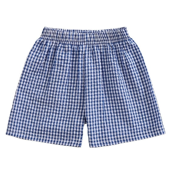 Akiihool Shorts Boy Boys' Performance Stretch Straight Fit Shorts (Blue,18-24 Months)