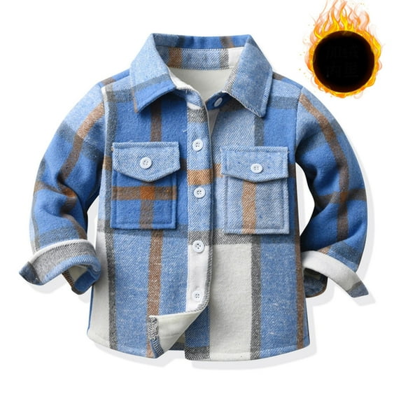 Akiihool Jacket Boy Boys Hoodie Full Zip up Jacket Warm Comfortable Fabric with Zippered Hand Pockets (Blue,2-3 Years)