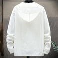 thumbnail image 1 of Akiihool Jacket for Men with Hood Full Zip Casual Fashion Classic Fit Coat (White,4XL), 1 of 5