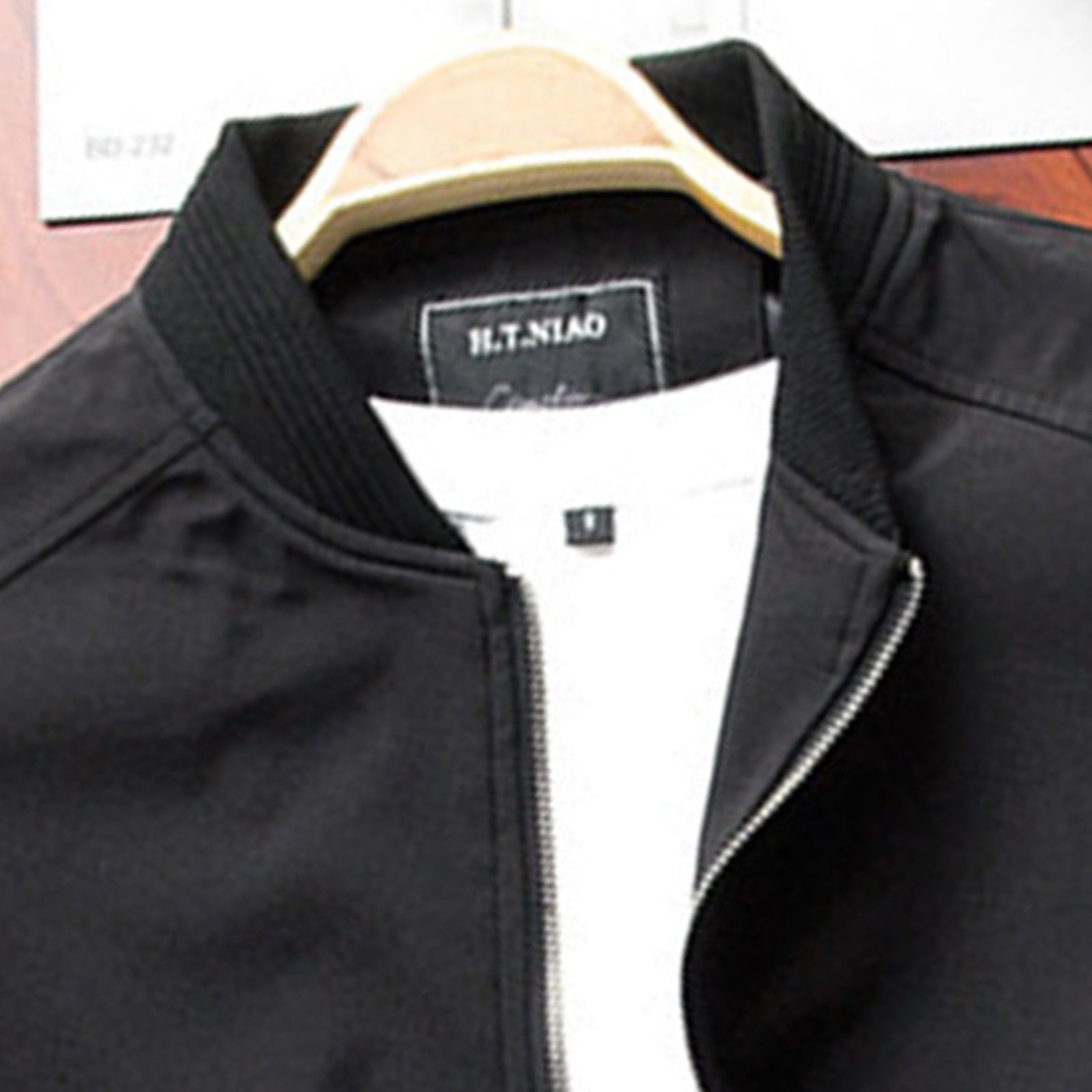 Akiihool Jackets for Men Fashion Men's Spring Fall Casual Slim Fit Thin ...