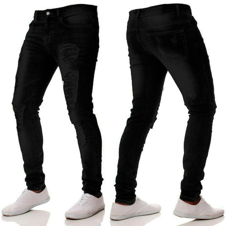 Akiihool Jeans for Men Big and Tall Men's Extreme Motion Boot Cut