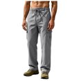 thumbnail image 1 of Akiihool Lightweight Summer Pants for Men Men's Straight Fit Comfort Stretch Chino Pant Dark Gray,L, 1 of 5