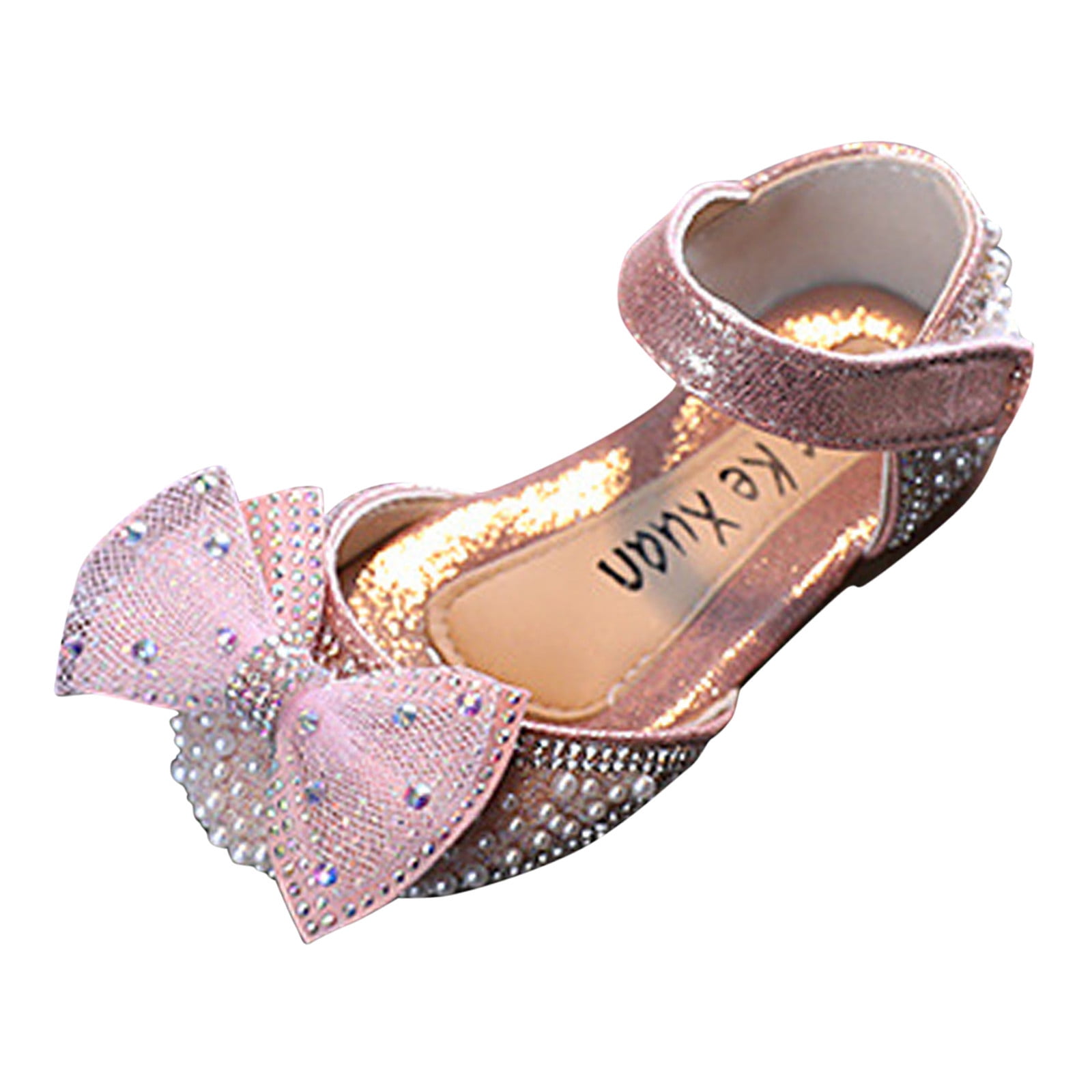 Akiihool Little Girl Sandals Girl's Flower Flat Sandals Cute Summer Shoes Open Toe Ankle Strap