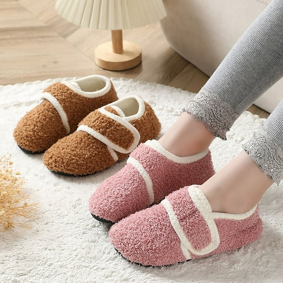 Akiihool Little Girl Slippers Toddler Slippers Boys Girls House Shoes Winter Slipper Warm Slippers Soft Indoor Girls Boys Slipper (Pink,26)