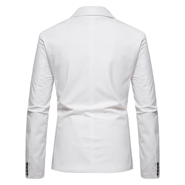 Akiihool Long Sleeve Blazers for Men Men's Casual Blazer Suit