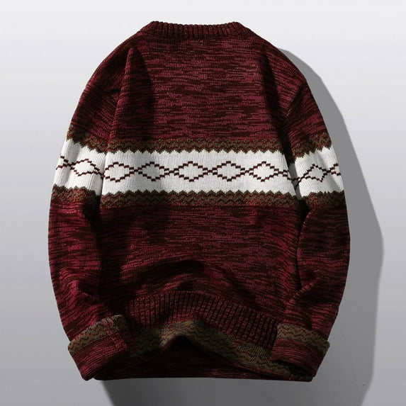 Akiihool Long Sleeve Sweater for Men Men's Slim Fit Stretch Long Sleeve Button Pullover Sweater Casual Sweater (,3XL)