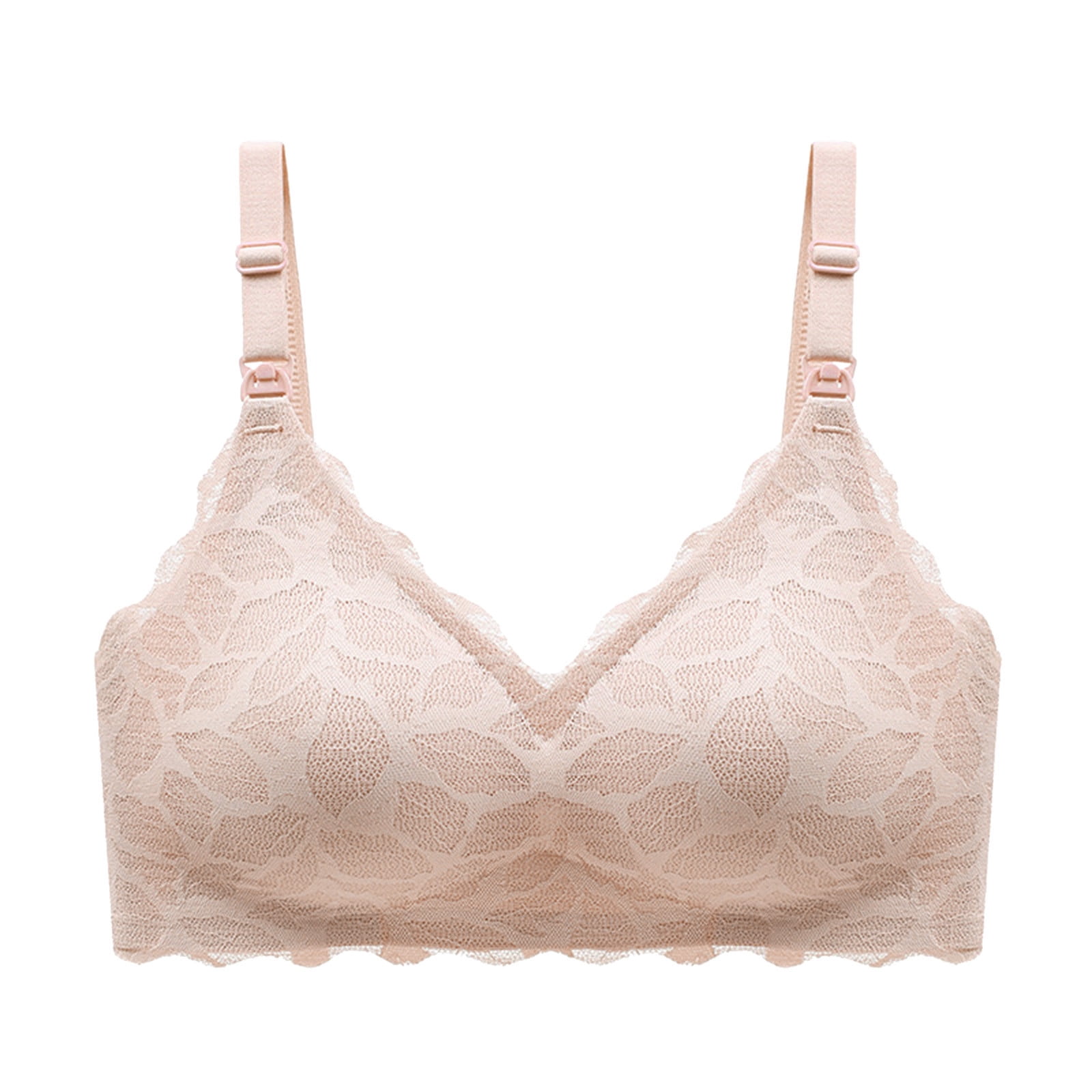 Akiihool Maternity Bras for Pregnancy Plus Size Nursing Bras for Breastfeeding,Jelly Strip