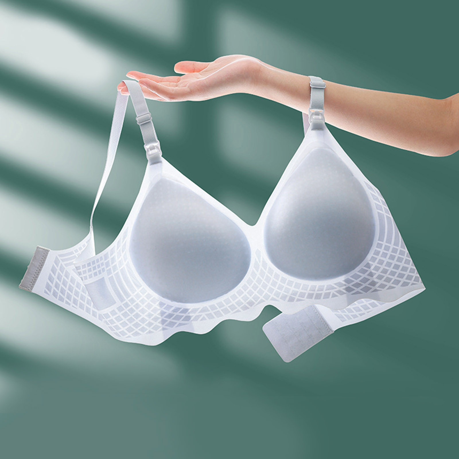 Akiihool Maternity Bras for Pregnancy Large Wire Free Nursing Bra for