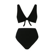 Akiihool Maternity Swimsuits for Women 2 Piece Floral Piece Two Swimsuits Top Print Maternity Women's Set Shorts Pregnancy Swimwear Maternity swimwear Maternity (Black,M)