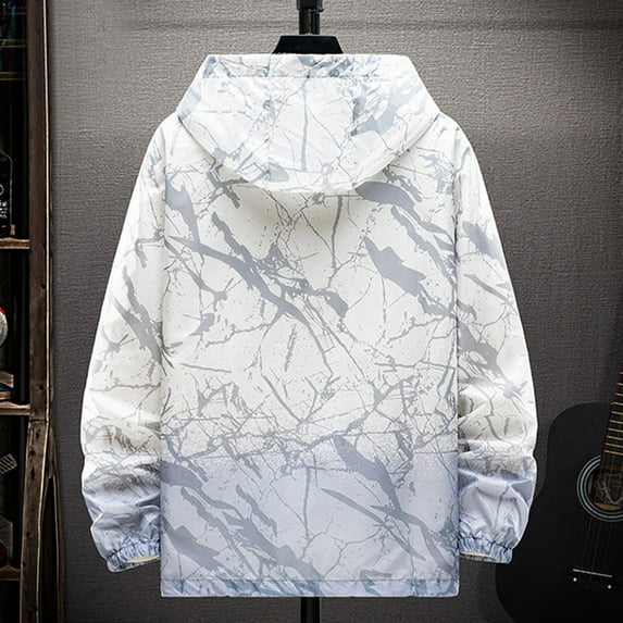 Akiihool Men'S Lightweight Jackets Men's Jackets-Windproof Bomber Jacket Casual Long Sleeve Lightweight Shirt Jackets (Grey,3XL)