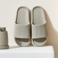 thumbnail image 1 of Akiihool Men Sandals Casual Soft Slide Sandals for Women Men Non-Slip Shower Shoes Bath Slippers Summer Beach Slides (Grey,11.5), 1 of 3