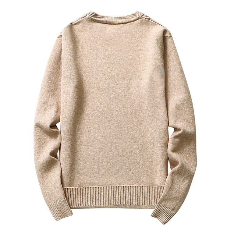 Akiihool Men Sweater Men's Long Sleeve Oversized Long Sleeve