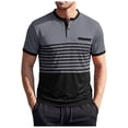 thumbnail image 1 of Akiihool Men T-Shirts Mens T Shirt Short Sleeve Crew Neck Soft Fitted Tees Dark Gray,L, 1 of 7