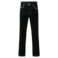 thumbnail image 1 of Akiihool Men's Jeans Slim Fit Men's Classic 5-Pocket Relaxed Fit Flex Jean (Black,L), 1 of 4