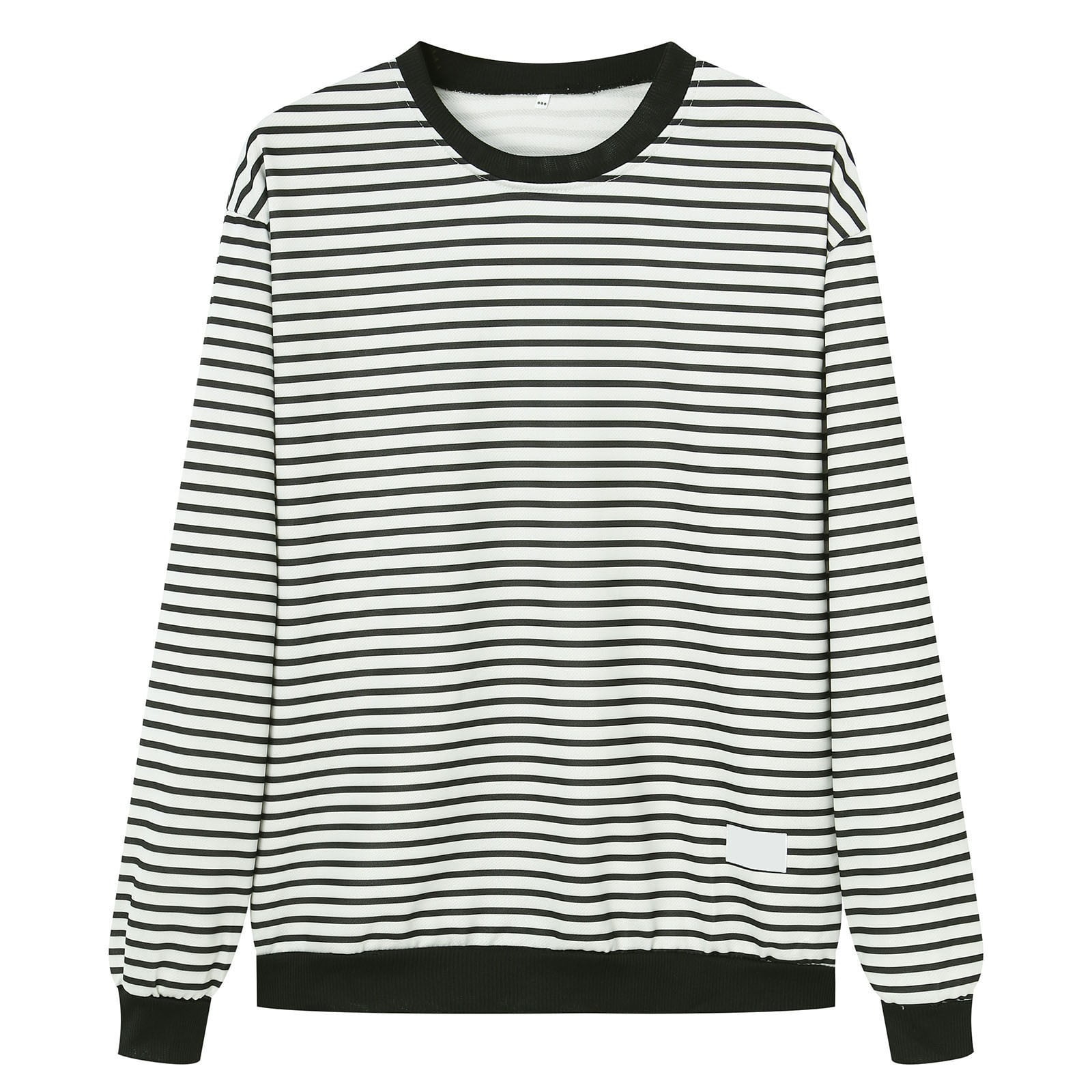 Akiihool Men's Long Sleeve Shirt Casual Crewneck Lightweight Sweater